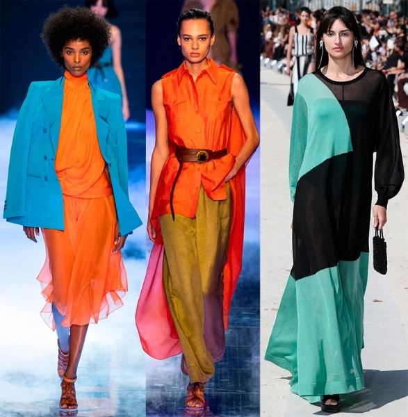 Стиль колор-блок в одежде: модные образы и тренды 2023