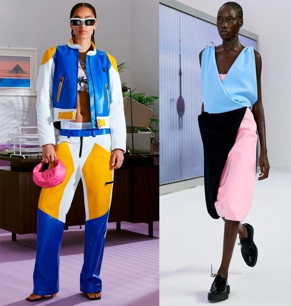 Стиль колор-блок в одежде: модные образы и тренды 2023